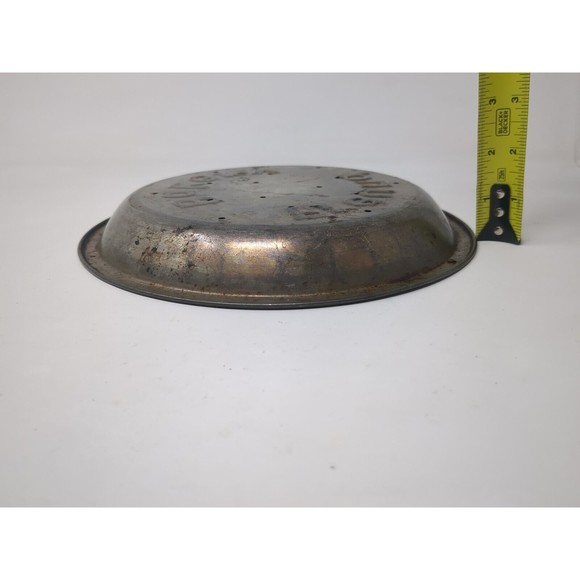 Freund Bakery Tin Metal Pie Pan 9” St Louis Missouri Kitchen Jewish Decor VTG - Picture 9 of 9